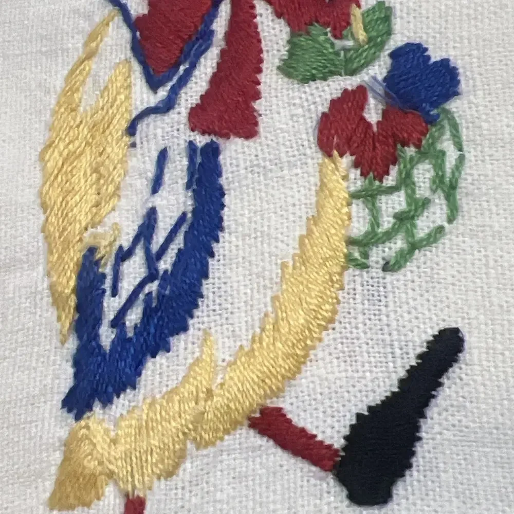 Handmade vintage hand